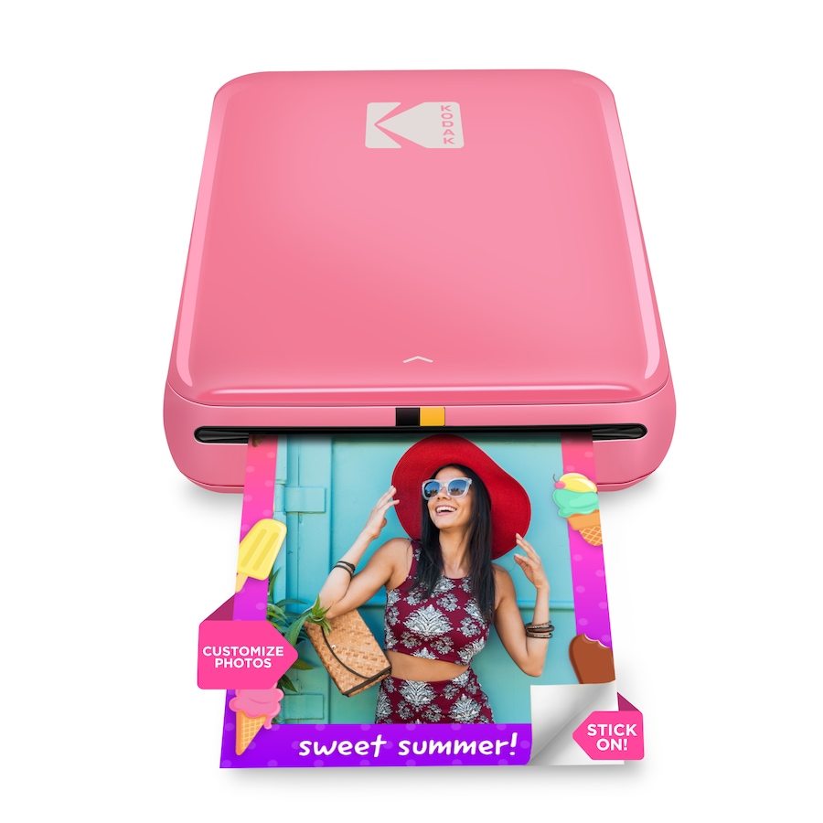 Image 870898_ST02.jpg, Product 870-898 / Price $109.99, Kodak Step Mobile Instant Photo Printer 2x3" (Blue), Compatible with iOS, Android & Bluetooth from Kodak on TSC.ca's Toys & Hobbies department