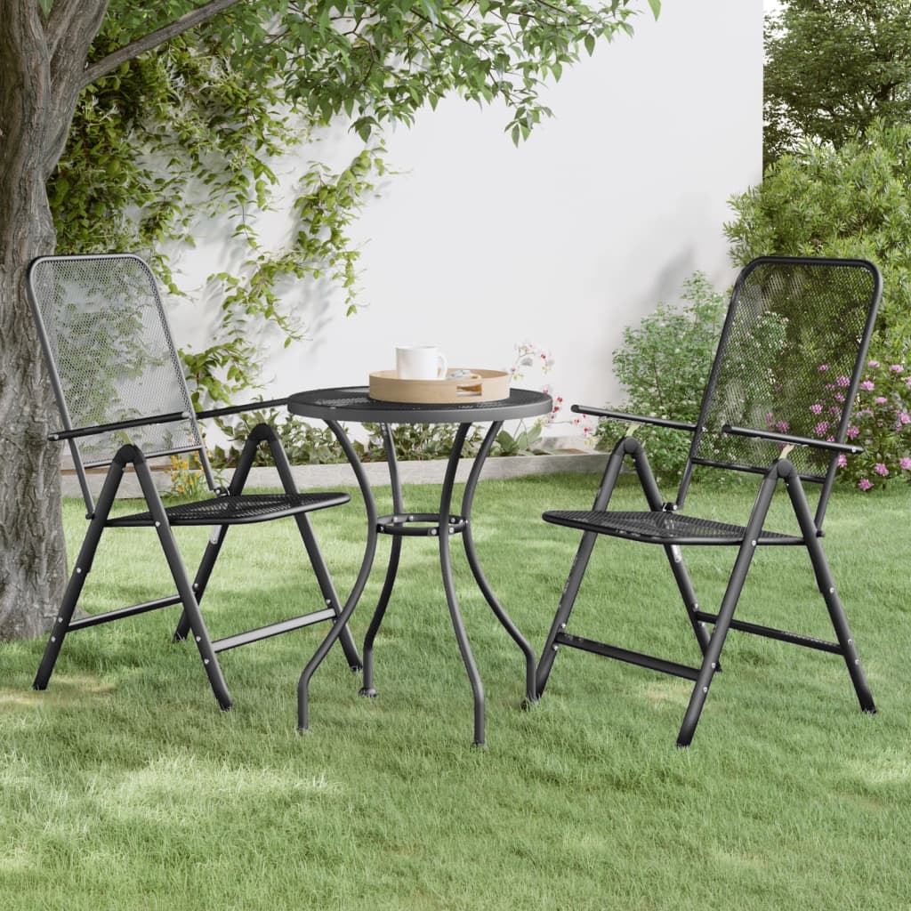 black metal folding garden chairs