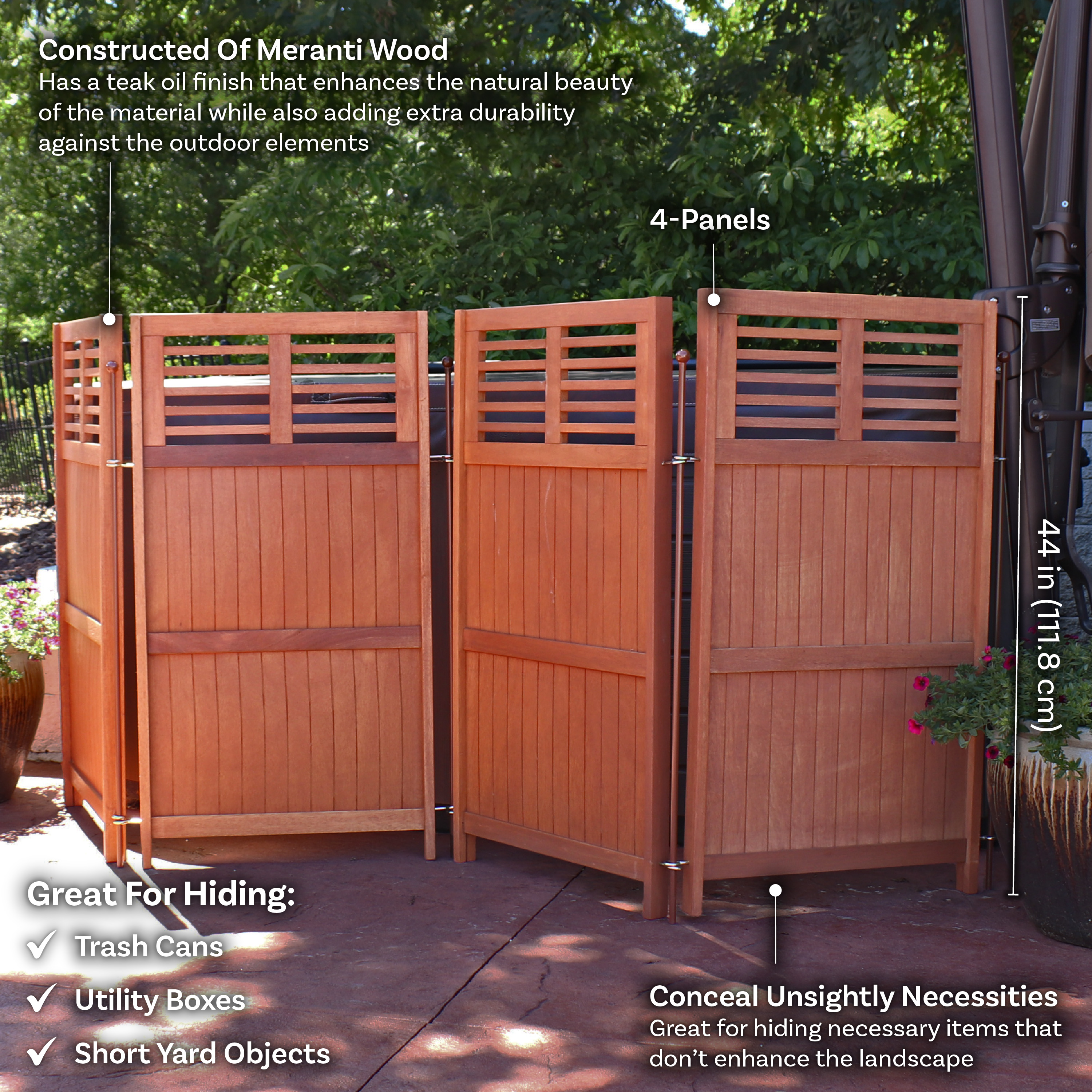 Folding Patio and Garden Privacy Screen - TSC.ca