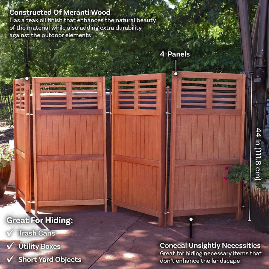 Image 872853_ALTMORE18.jpg, Product 872-853 / Price $331.95, Folding Patio and Garden Privacy Screen from Sunnydaze Décor on TSC.ca's Home & Garden department