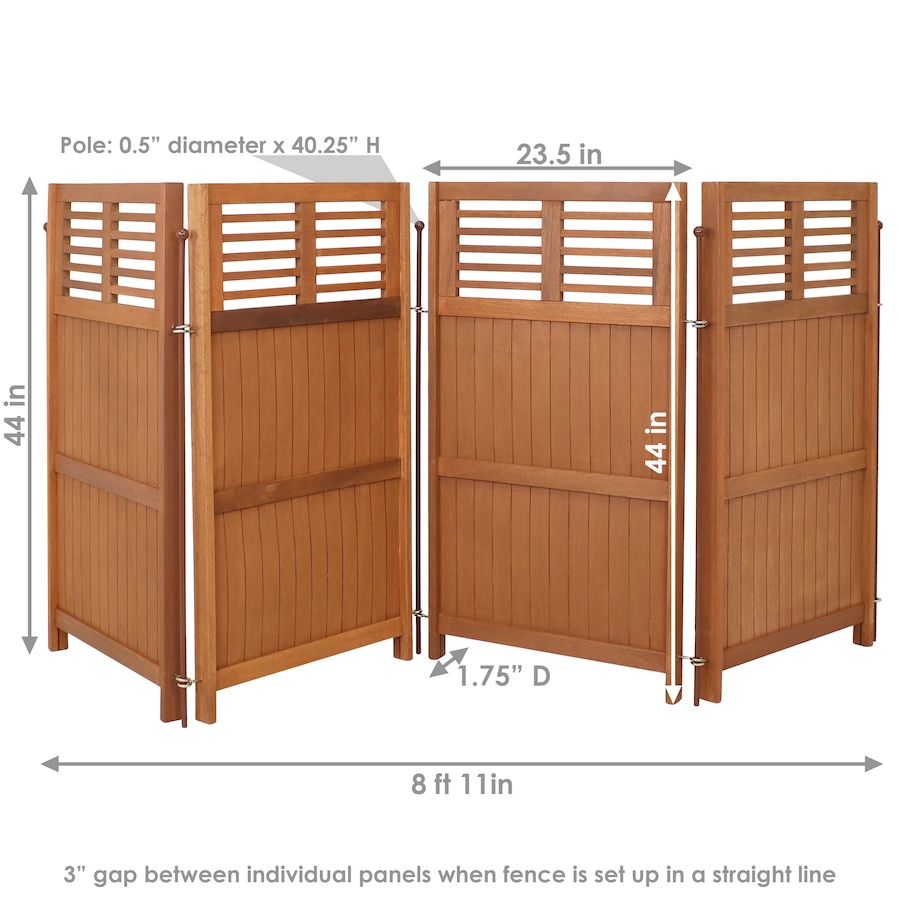 Image 872853_ALTMORE3.jpg, Product 872-853 / Price $331.95, Folding Patio and Garden Privacy Screen from Sunnydaze Décor on TSC.ca's Home & Garden department