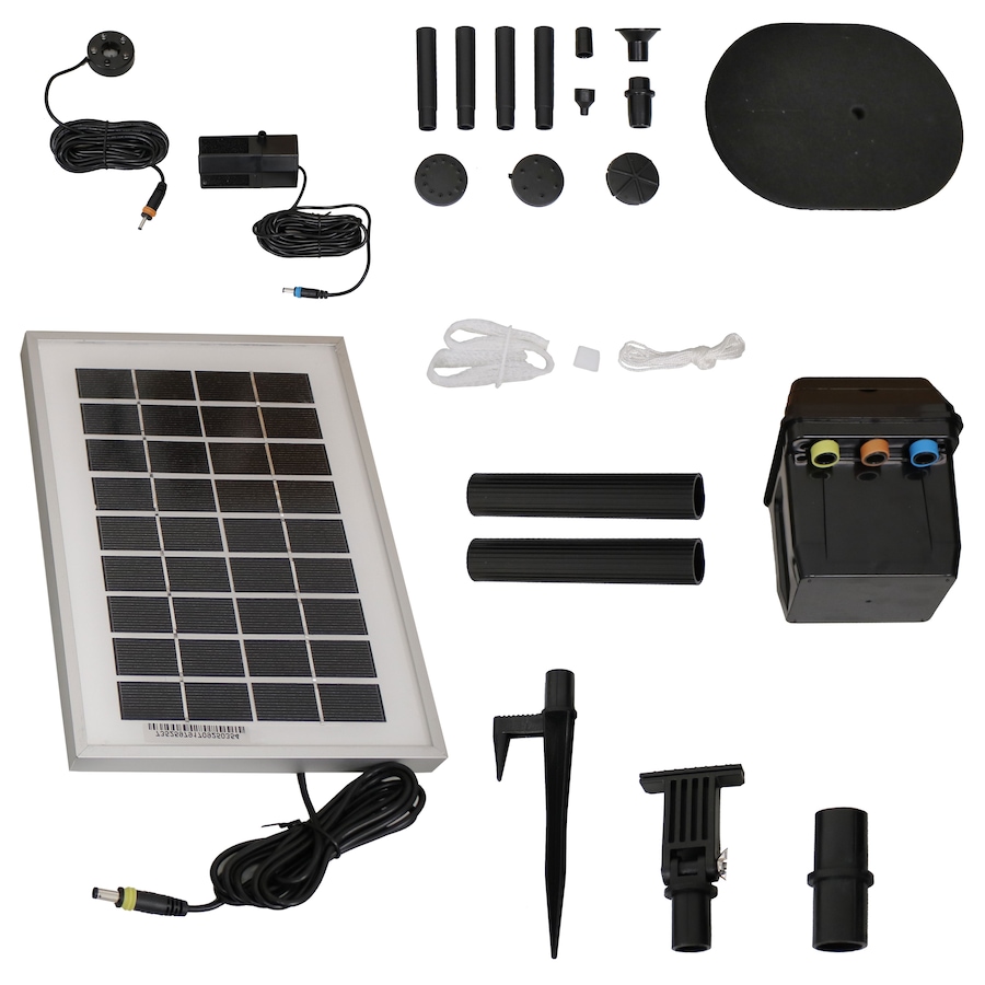 Image 872864.jpg, Product 872-864 / Price $187.55, Solar Pump and Panel + Light Kit - 36 in (91 cm) Lift from Sunnydaze Décor on TSC.ca's Home & Garden department