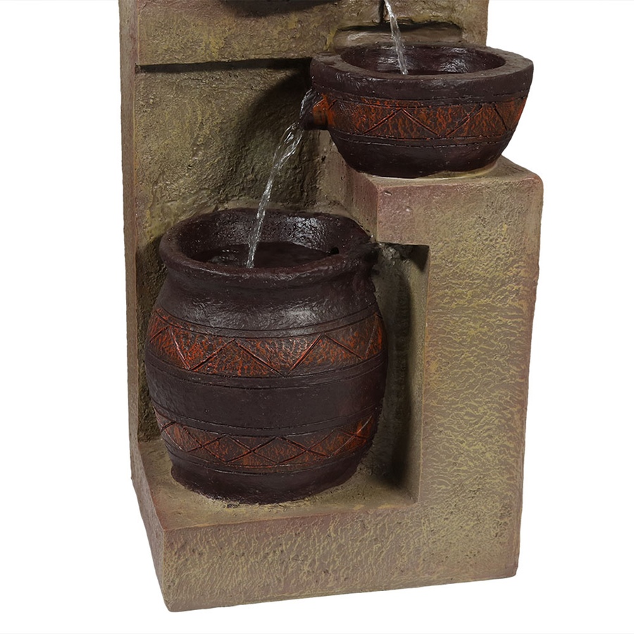 Image 872871_ALTMORE17.jpg, Product 872-871 / Price $493.05, Cascading Terra Bowls Solar Fountain from Sunnydaze Décor on TSC.ca's Home & Garden department