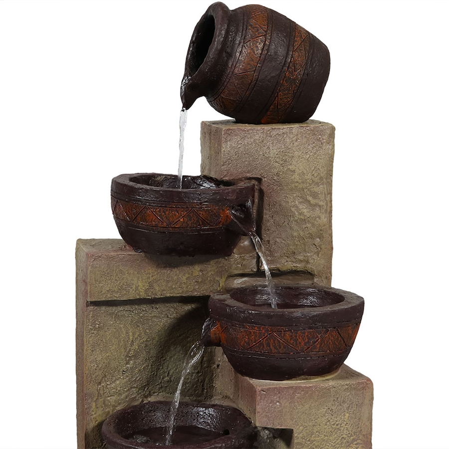 Image 872871_ALTMORE4.jpg, Product 872-871 / Price $493.05, Cascading Terra Bowls Solar Fountain from Sunnydaze Décor on TSC.ca's Home & Garden department