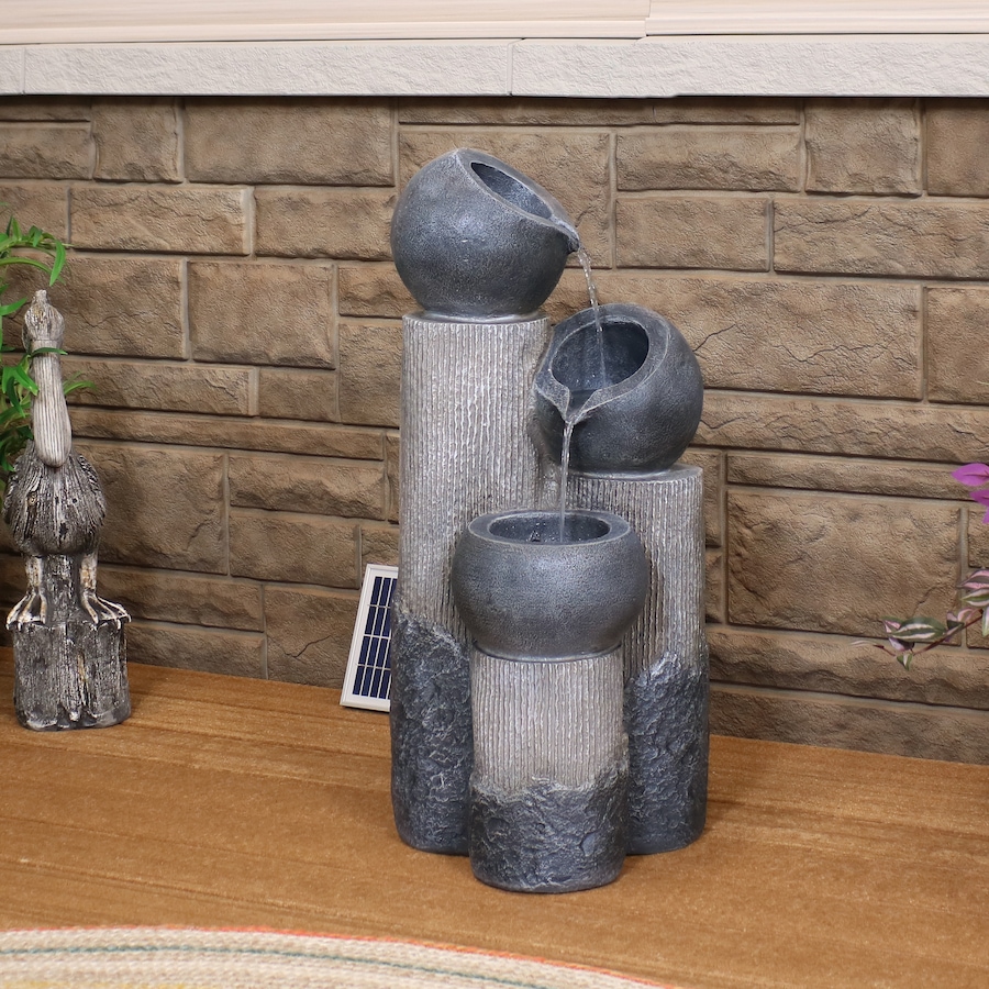 Image 872878_ALTMORE18.jpg, Product 872-878 / Price $487.05, Tiered Cascading Cups Solar Water Fountain with Battery Backup - 31-Inch from Sunnydaze Décor on TSC.ca's Home & Garden department