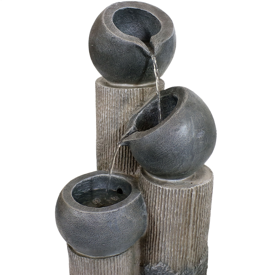 Image 872878_ALTMORE4.jpg, Product 872-878 / Price $487.05, Tiered Cascading Cups Solar Water Fountain with Battery Backup - 31-Inch from Sunnydaze Décor on TSC.ca's Home & Garden department