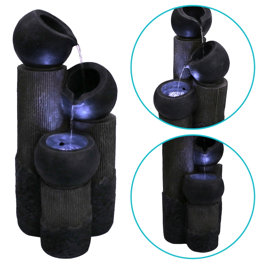 Image 872878_ALTMORE8.jpg, Product 872-878 / Price $487.05, Tiered Cascading Cups Solar Water Fountain with Battery Backup - 31-Inch from Sunnydaze Décor on TSC.ca's Home & Garden department