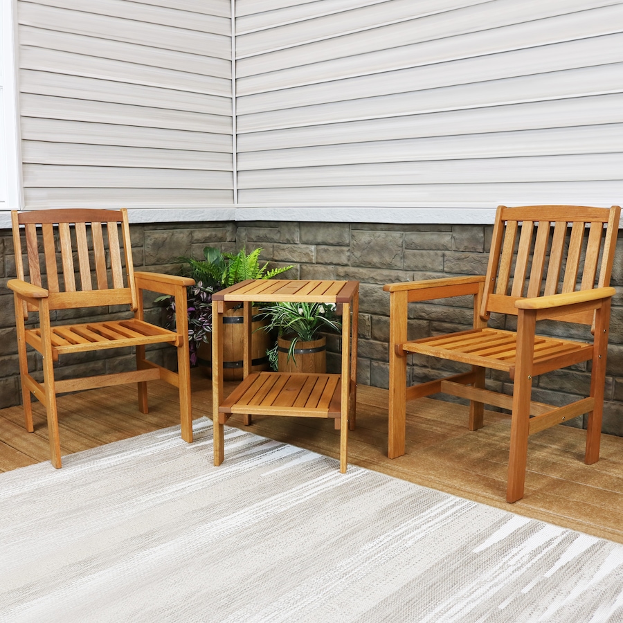 Image 872919_ALTMORE1.jpg, Product 872-919 / Price $415.35, Mission Design Meranti Wood 3-Piece Conversation Set from Sunnydaze Décor on TSC.ca's Home & Garden department
