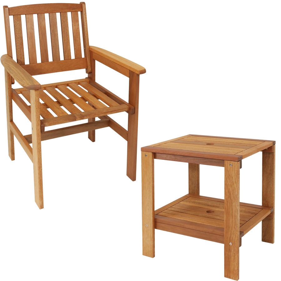 Image 872919_ALTMORE4.jpg, Product 872-919 / Price $415.35, Mission Design Meranti Wood 3-Piece Conversation Set from Sunnydaze Décor on TSC.ca's Home & Garden department