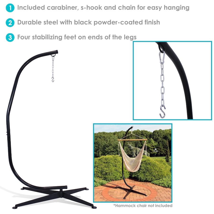 Image 872920_ALTMORE2.jpg, Product 872-920 / Price $243.05, Hammock Stand for Hanging Chair from Sunnydaze Décor on TSC.ca's Home & Garden department