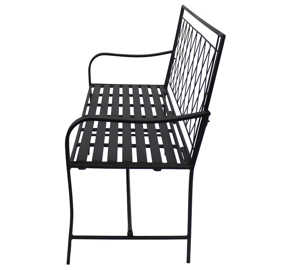 Image 872937_ALTMORE20.jpg, Product 872-937 / Price $276.45, Argyle Diamond Iron Patio Bench - Black from Sunnydaze Décor on TSC.ca's Home & Garden department