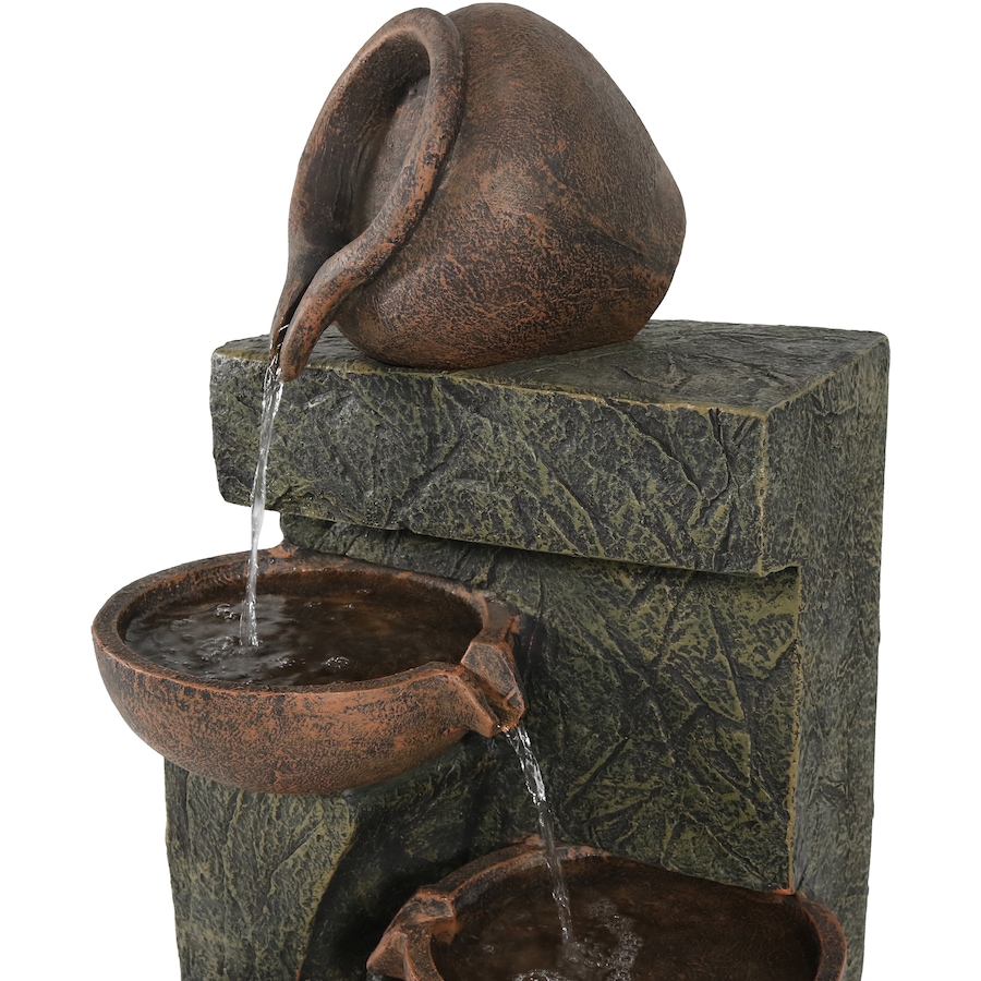 Image 872970_ALTMORE4.jpg, Product 872-970 / Price $493.05, Cascading Earthenware Pottery Stream Water Fountain - 39-Inch from Sunnydaze Décor on TSC.ca's Home & Garden department