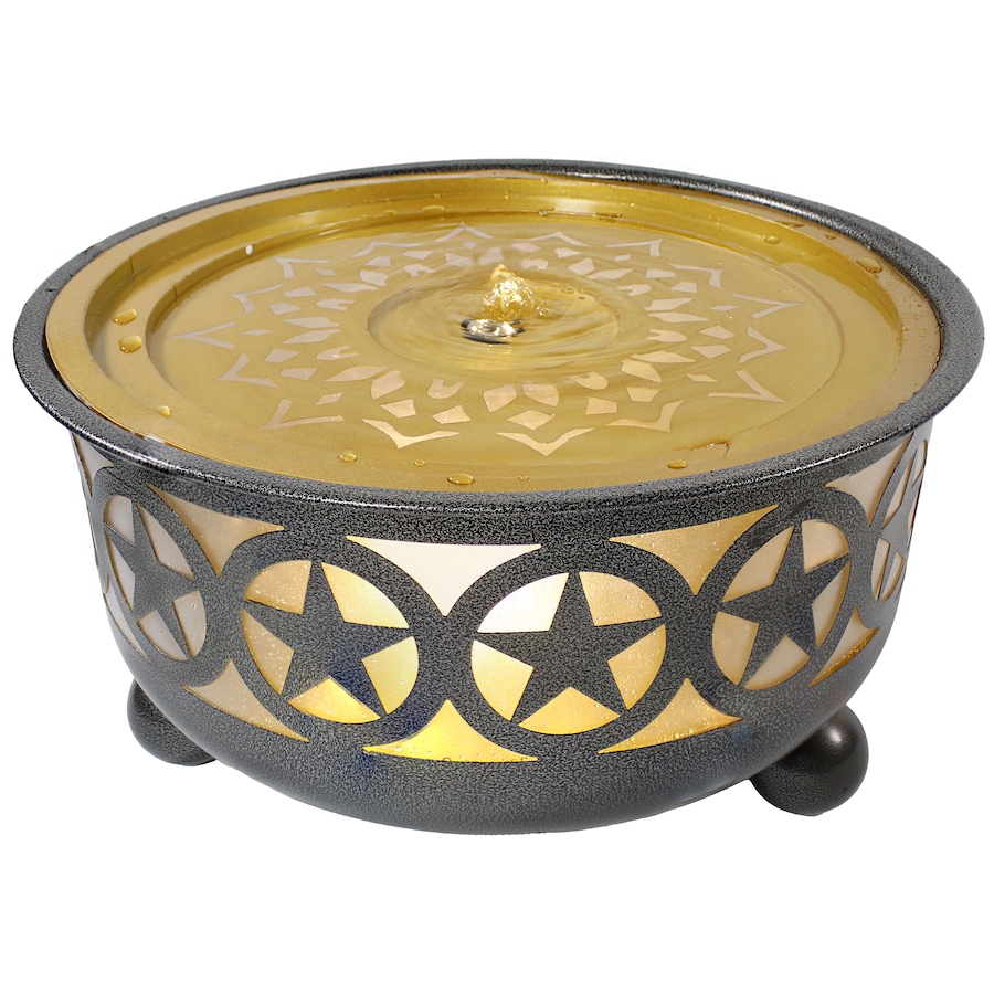 Image 872979.jpg, Product 872-979 / Price $368.05, All Star Galvanized Iron Bowl Fountain with LED Lights from Sunnydaze Décor on TSC.ca's Home & Garden department
