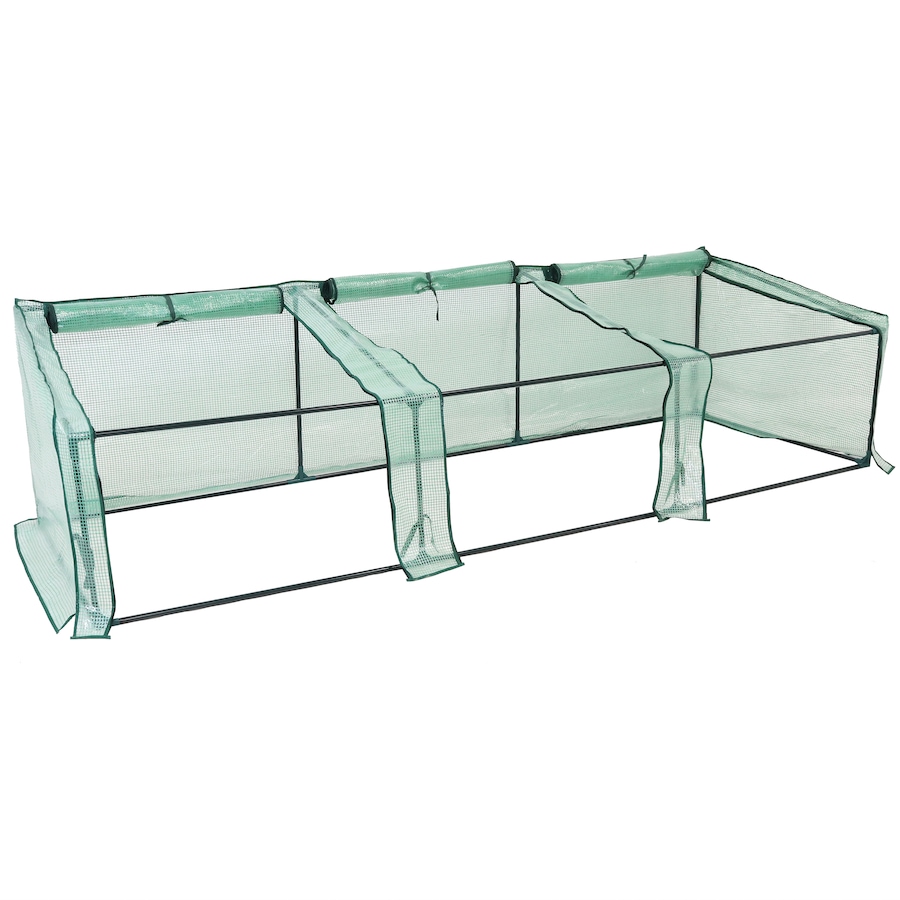 Image 872988.jpg, Product 872-988 / Price $114.05, Mini Slanted Cloche Greenhouse with Zippered Doors - Green from Sunnydaze Décor on TSC.ca's Home & Garden department
