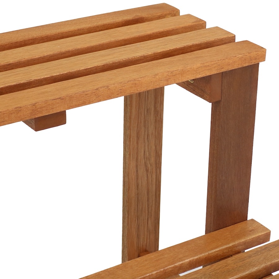 Image 872992_ALTMORE4.jpg, Product 872-992 / Price $226.35, Two-Tier Meranti Wood Plant Stand - Teak Oil Finish from Sunnydaze Décor on TSC.ca's Home & Garden department