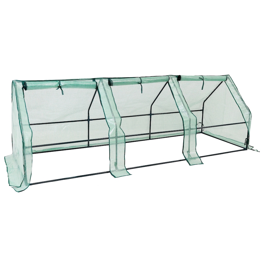 Image 873024.jpg, Product 873-024 / Price $129.05, Seedling Cloche Mini Greenhouse with Zippered Doors - Green from Sunnydaze Décor on TSC.ca's Home & Garden department