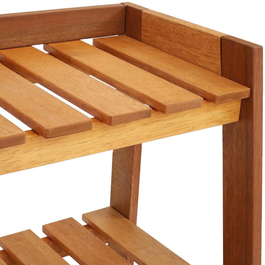 Image 873030_ALTMORE16.jpg, Product 873-030 / Price $284.95, Meranti Wood Garden Shelf - Teak Oil Finish from Sunnydaze Décor on TSC.ca's Home & Garden department