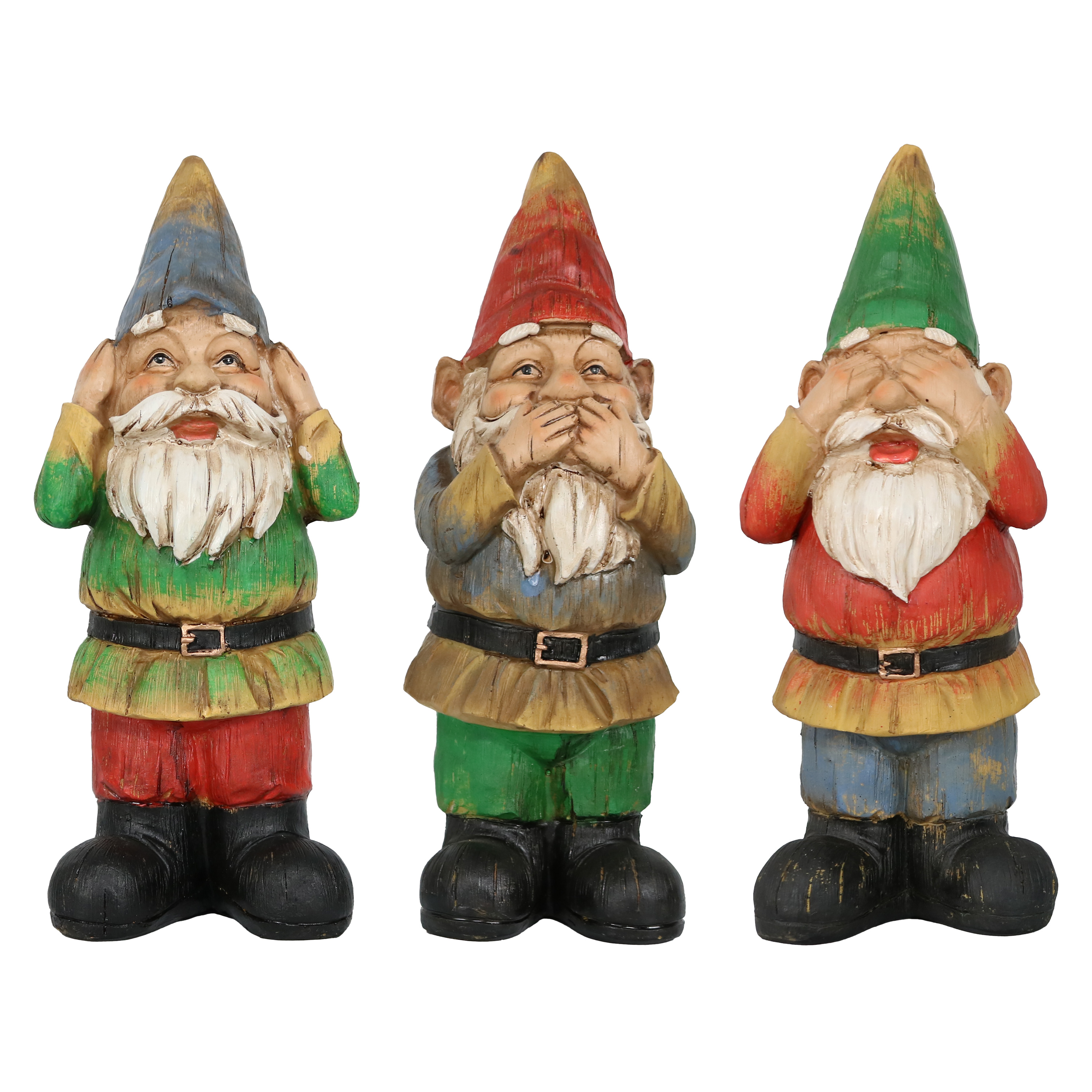 See, Hear, Speak No Evil Gnome Set - TSC.ca