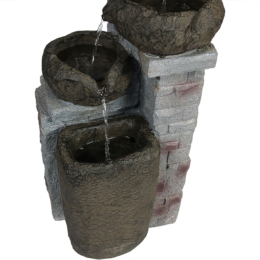Image 873139_ALTMORE17.jpg, Product 873-139 / Price $493.05, Cascading Stone Bowls Solar Fountain from Sunnydaze Décor on TSC.ca's Home & Garden department