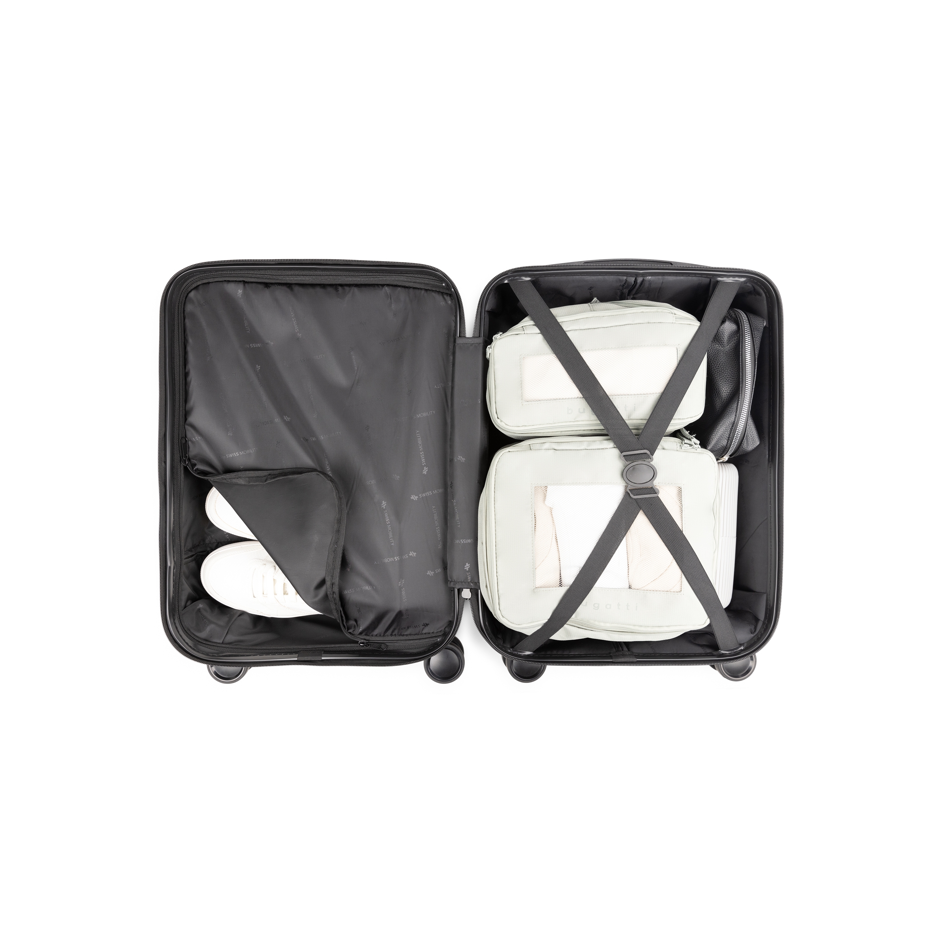 Swiss Mobility - SFO 3 Piece Hardside Luggage Set with Expansion
