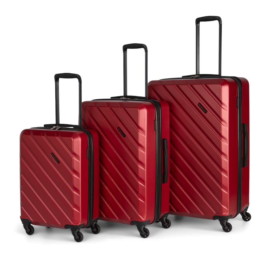 Image 873243_ST01.jpg, Product 873-243 / Price $500.00, Swiss Mobility - AHB 3 Piece Hardside Luggage Set with Extension from Swiss Mobility on TSC.ca's Home & Garden department