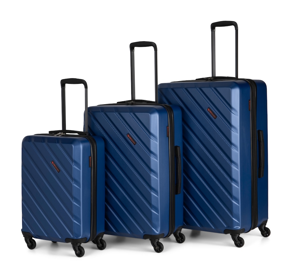 Image 873243_ST02.jpg, Product 873-243 / Price $500.00, Swiss Mobility - AHB 3 Piece Hardside Luggage Set with Extension from Swiss Mobility on TSC.ca's Home & Garden department