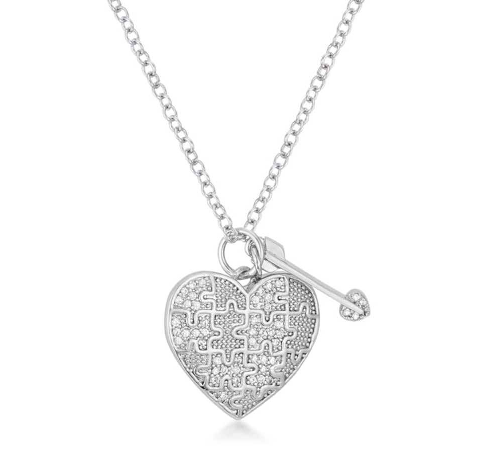 .12 Ct Heart and Arrow Pendant with CZ
