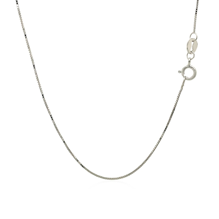 Image 876058_ALTMORE2.jpg, Product 876-058 / Price $676.24 - $1,022.74, 14K White Gold Classic Box Chain 0.6Mm from Avera Group on TSC.ca's Jewellery department