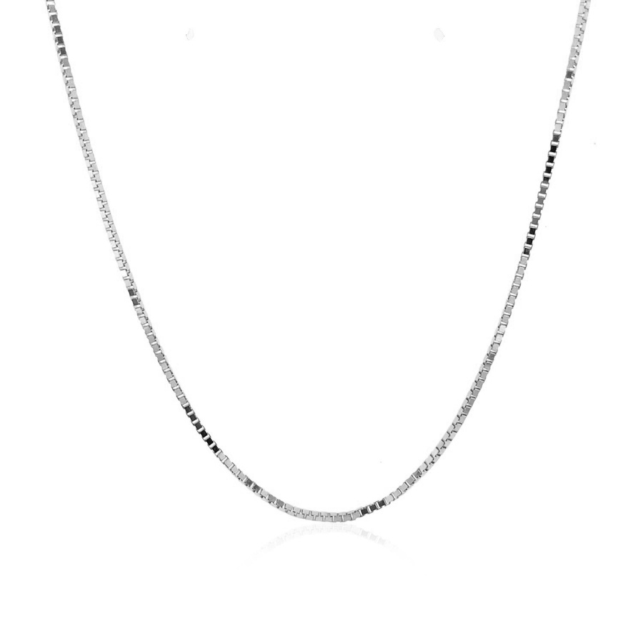 Image 876779_ALTMORE1.jpg, Product 876-779 / Price $1,337.18 - $1,906.31, 10k White Gold Classic Box Chain 1.0mm from Avera Group on TSC.ca's Jewellery department
