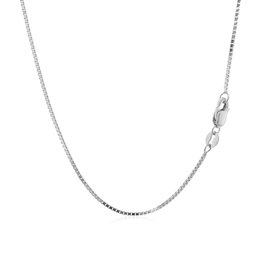 Image 876779_ALTMORE2.jpg, Product 876-779 / Price $1,337.18 - $1,906.31, 10k White Gold Classic Box Chain 1.0mm from Avera Group on TSC.ca's Jewellery department