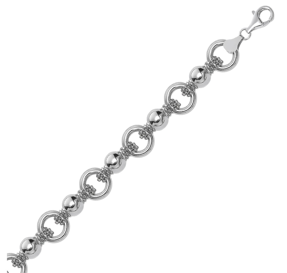 jewellery-sterling-silver-multi-strand-bead-chain-bracelet-with-rings