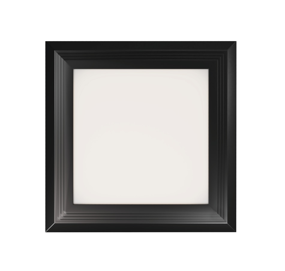 Image 877985_ALTMORE1.jpg, Product 877-985 / Price $32.00, Next Glow Ultra Slim 7" LED Ceiling Light Fixture, 3000K Square, Dimmable Flush Mount Light, Black from Next Glow on TSC.ca's Home & Garden department