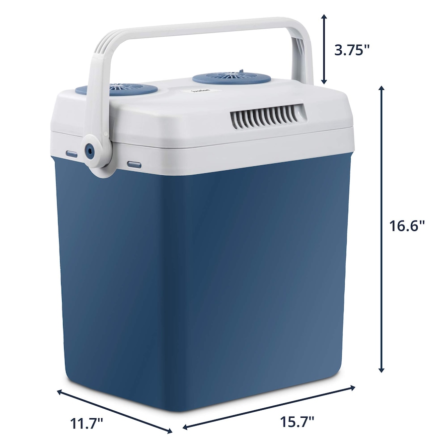 Image 878031_ALTMORE4.jpg, Product 878-031 / Price $159.99, Ivation Electric Cooler & Warmer, 25 L Portable Thermoelectric 12 Volt Cooler with Handle - Blue from Ivation on TSC.ca's Kitchen department
