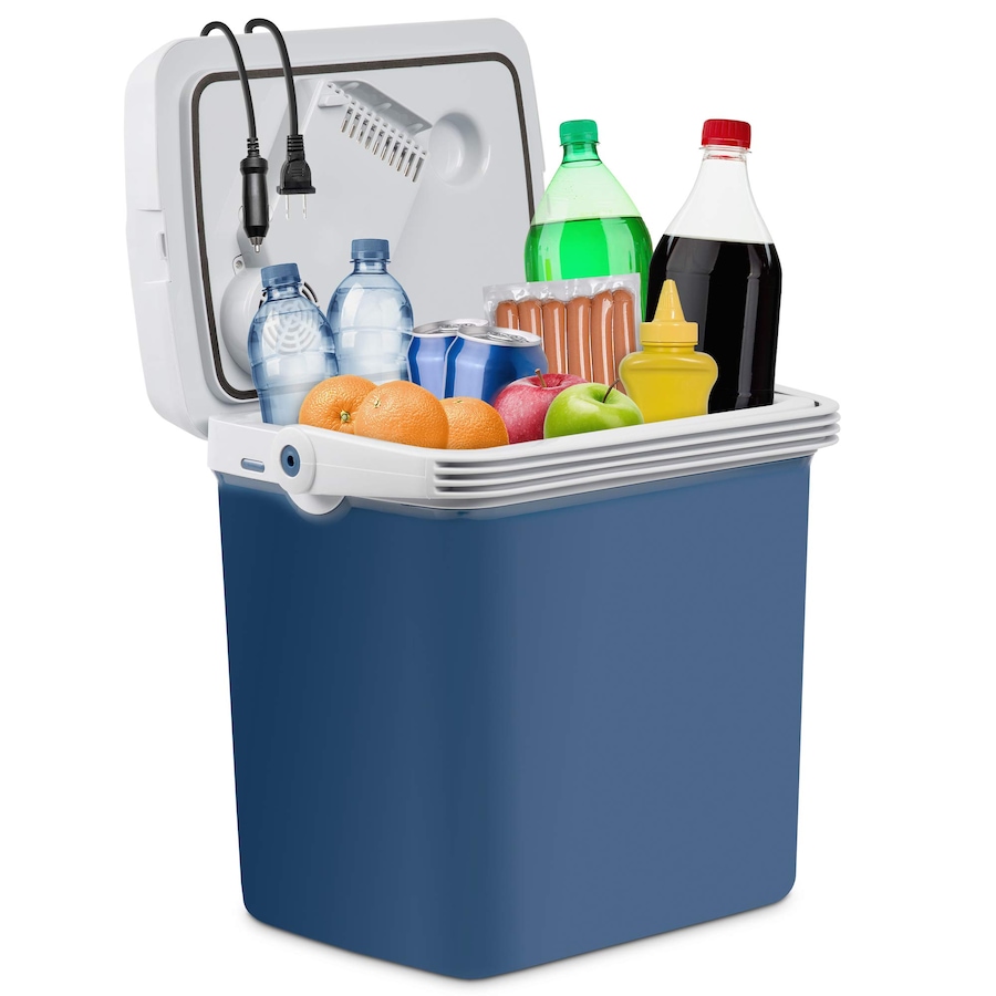 Image 878031_ST01.jpg, Product 878-031 / Price $159.99, Ivation Electric Cooler & Warmer, 25 L Portable Thermoelectric 12 Volt Cooler with Handle - Blue from Ivation on TSC.ca's Kitchen department