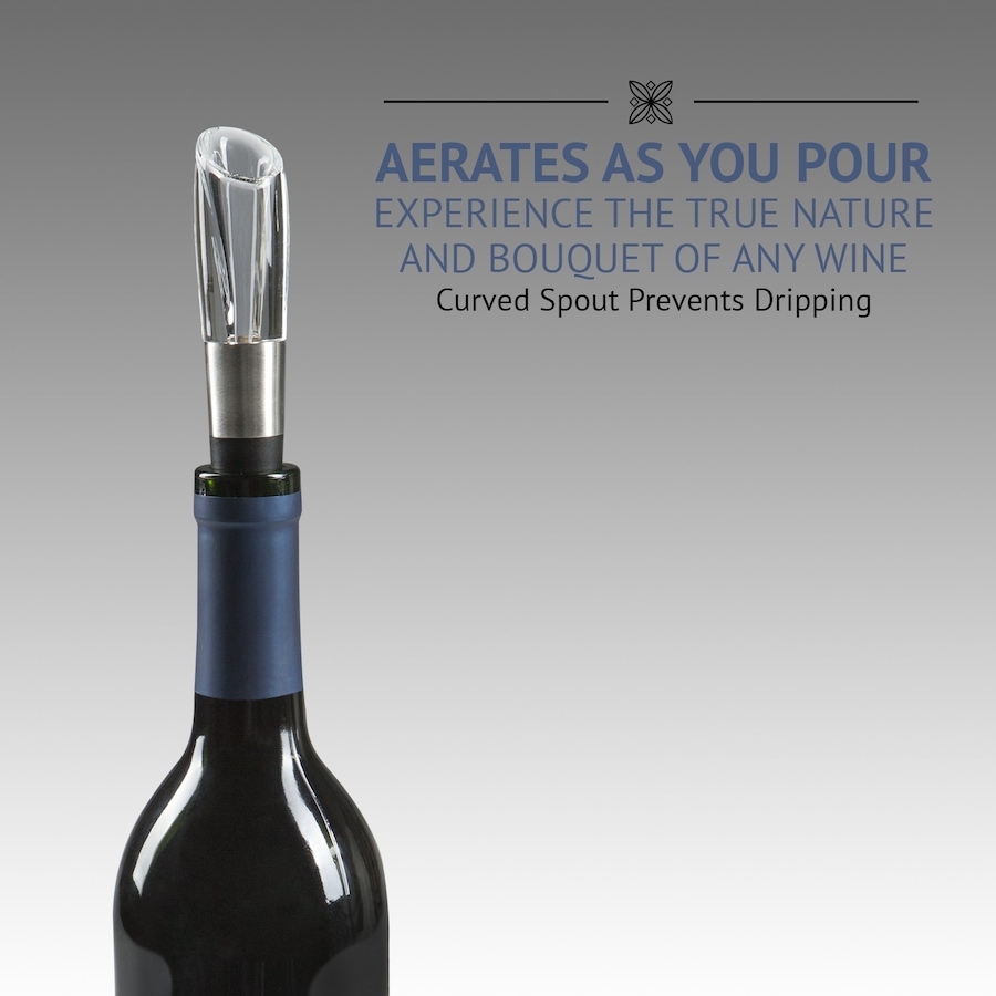 Image 878038_ALTMORE6.jpg, Product 878-038 / Price $79.99, Ivation 7-Piece Wine Gift Set with Electric Bottle Opener, Wine Aerator, Foil Cutter, and More from Ivation on TSC.ca's Kitchen department