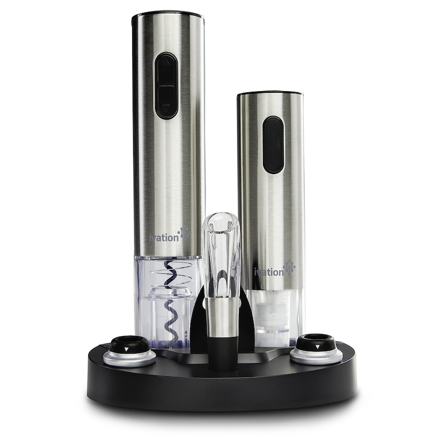 Image 878038_ST01.jpg, Product 878-038 / Price $79.99, Ivation 7-Piece Wine Gift Set with Electric Bottle Opener, Wine Aerator, Foil Cutter, and More from Ivation on TSC.ca's Kitchen department