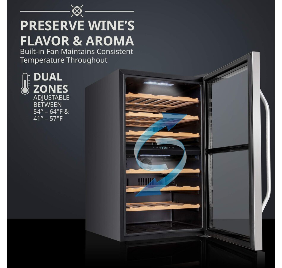 Kitchen Appliances Fridge Ivation 43 Bottle Freestanding Wine