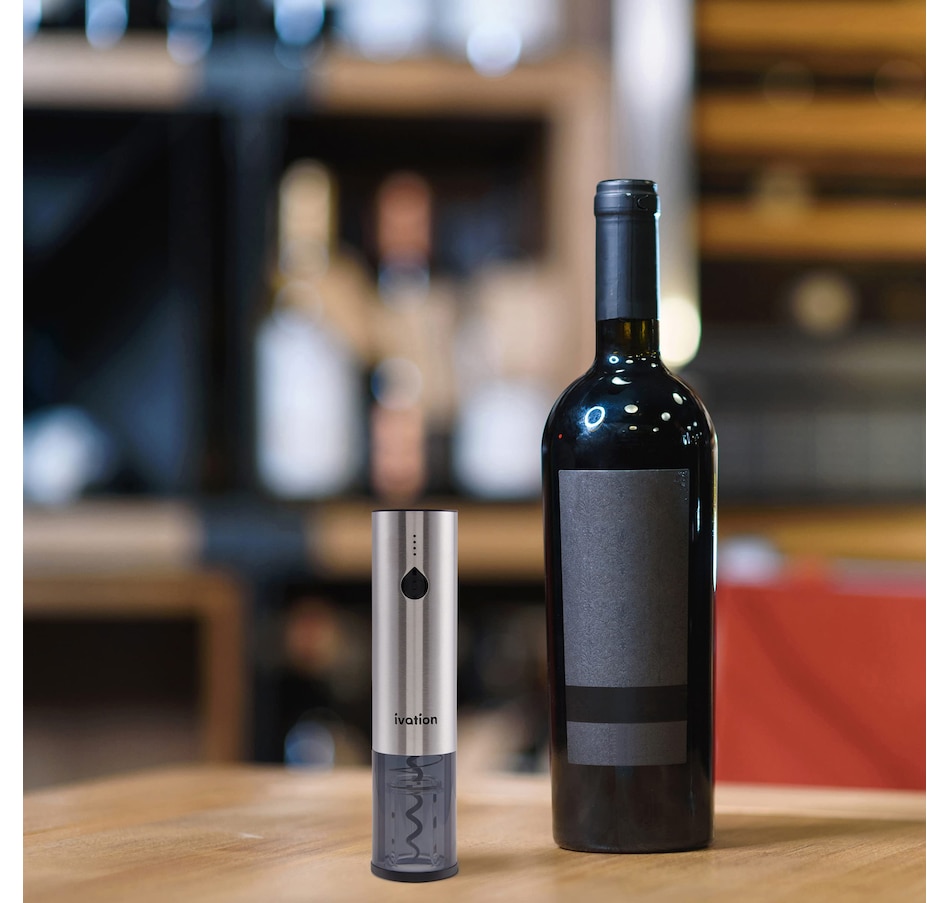 Image 878056_ALTMORE6.jpg, Product 878-056 / Price $69.99, Ivation Rechargeable Automatic Wine Opener, Electric Wine Bottle Opener W/LED Lights & Foil Cutter from Ivation on TSC.ca's Kitchen department