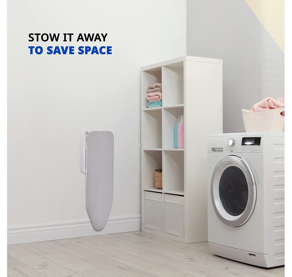 Image 878068_ALTMORE5.jpg, Product 878-068 / Price $109.99, Ivation Wall Mounted Ironing Board, 36.2” x 12.2” Fold Down Iron Board for Home, Apartment & More from Ivation on TSC.ca's Beauty department