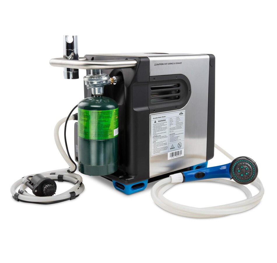 Image 878075_ALTMORE6.jpg, Product 878-075 / Price $549.99, Hike Crew Portable Propane Water Heater & Shower Pump with Built-In Battery, Safety Shutoff & Case from Hike Crew on TSC.ca's Health & Fitness department