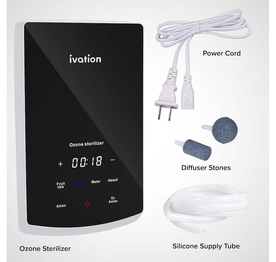 Image 878077_ALTMORE3.jpg, Product 878-077 / Price $59.99, Ivation Multipurpose Ozone Sterilizer for Air & Water, Portable Deodorizing & Disinfecting System from Ivation on TSC.ca's department