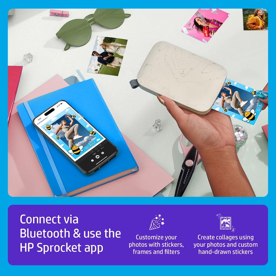 Image 878083_ALTMORE9.jpg, Product 878-083 / Price $149.99, HP Sprocket Portable 2.3x3.4 Instant Photo Printer (Eclipse), Prints From iOS or Android Devices from HP - Hewlett Packard on TSC.ca's Toys & Hobbies department