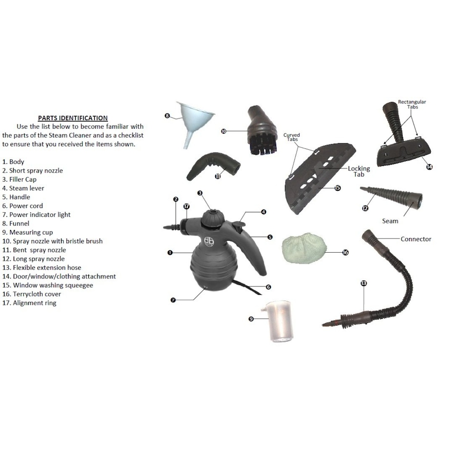 Image 878093_ALTMORE5.jpg, Product 878-093 / Price $69.99, DB Tech Handheld Multi-Purpose Pressurized Steam Cleaner for Stain Removal, Bed Bug Control, More from DBTECH on TSC.ca's Home & Garden department