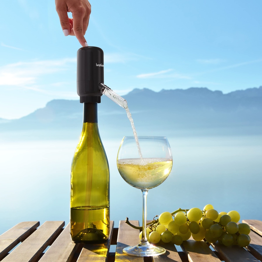 Image 878105_ALTMORE8.jpg, Product 878-105 / Price $49.99, Ivation Wine Aerator & Wine Dispenser with Flexible Tube, Battery-Operated Wine Aerator Pourer Spout from Ivation on TSC.ca's Kitchen department