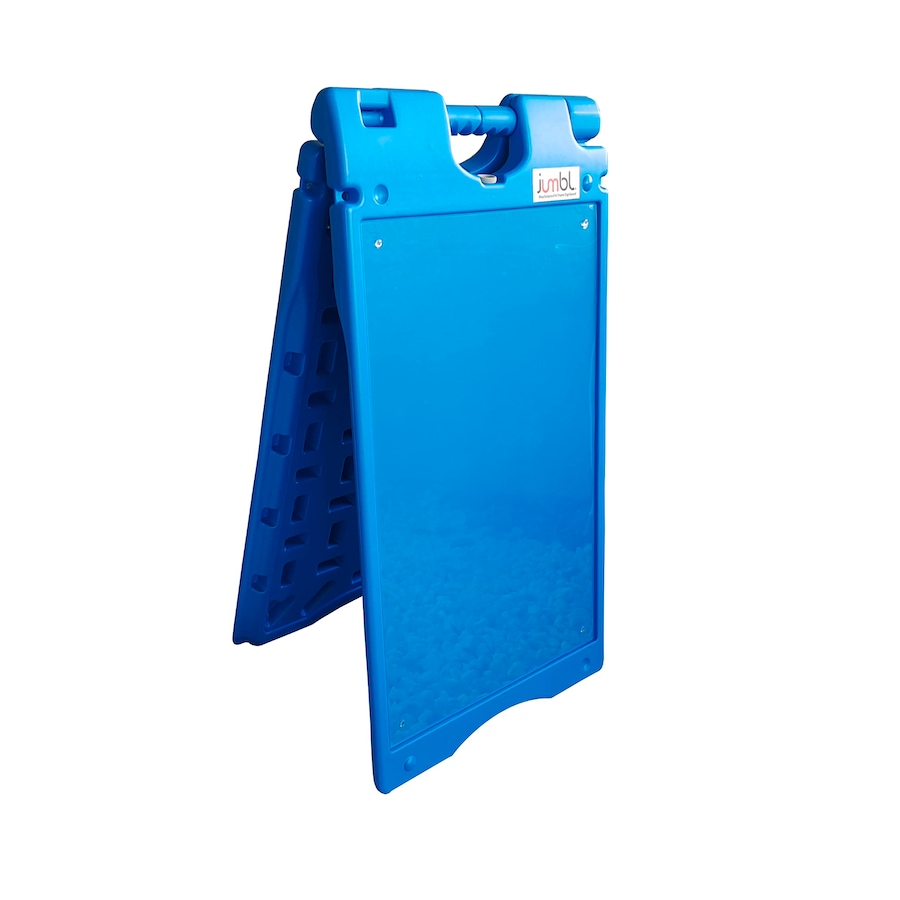 Image 878109_ST03.jpg, Product 878-109 / Price $139.99 - $174.99, Jumbl A Frame Sandwich Board – 15.7 x 26” Display Sidewalk Sign with PVC Sign Protector (White) from Jumbl on TSC.ca's Electronics department