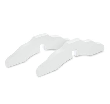 Arf Pets Support Feet for Pet Gate (White) for The Arf Pets Dog Gates Model APDGWD4PWH - Set of 2