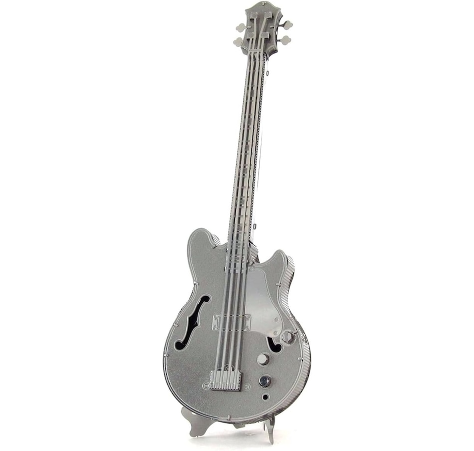 Image 879455.jpg, Product 879-455 / Price $16.99, Metal Earth Electric Bass Guitar 3D Metal Model Kit Fascinations from Tradeopia on TSC.ca's Toys & Hobbies department