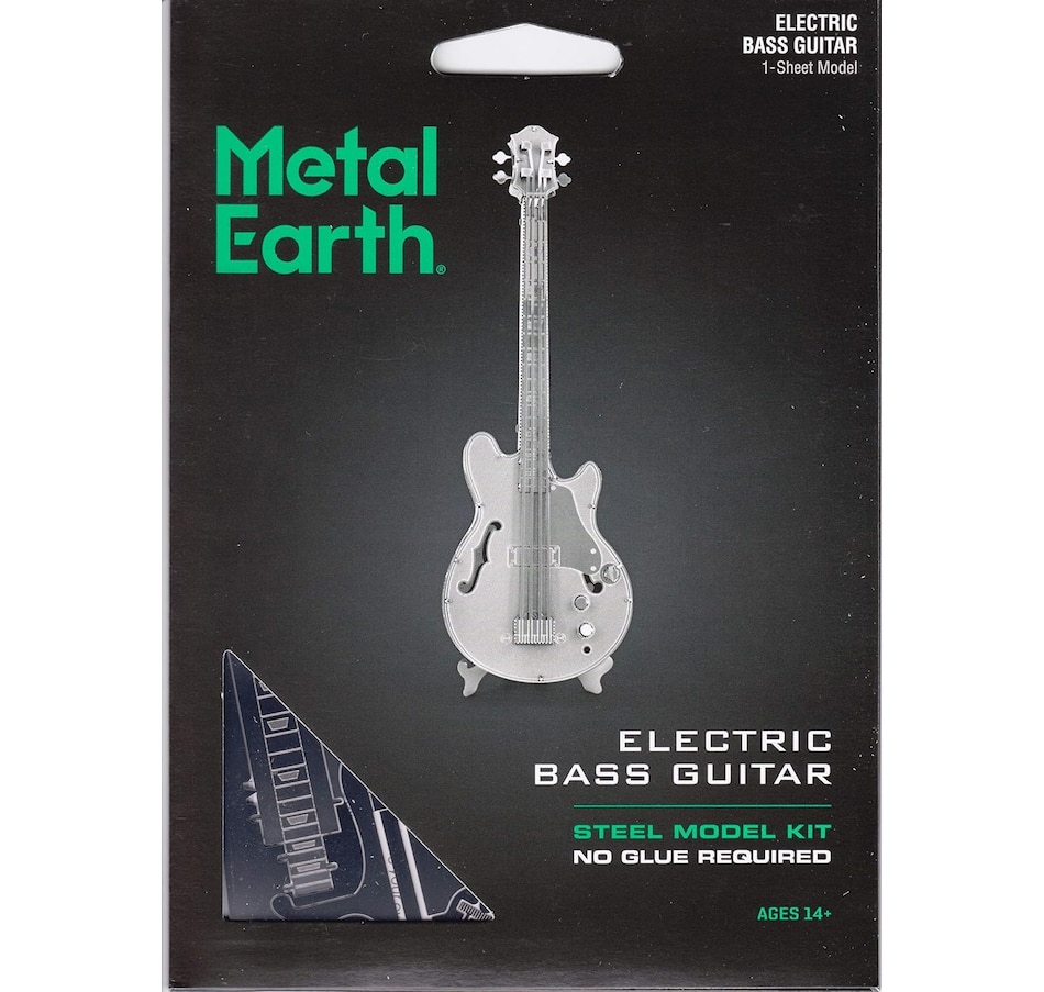 Image 879455_ALTMORE5.jpg, Product 879-455 / Price $16.99, Metal Earth Electric Bass Guitar 3D Metal Model Kit Fascinations from Tradeopia on TSC.ca's Toys & Hobbies department