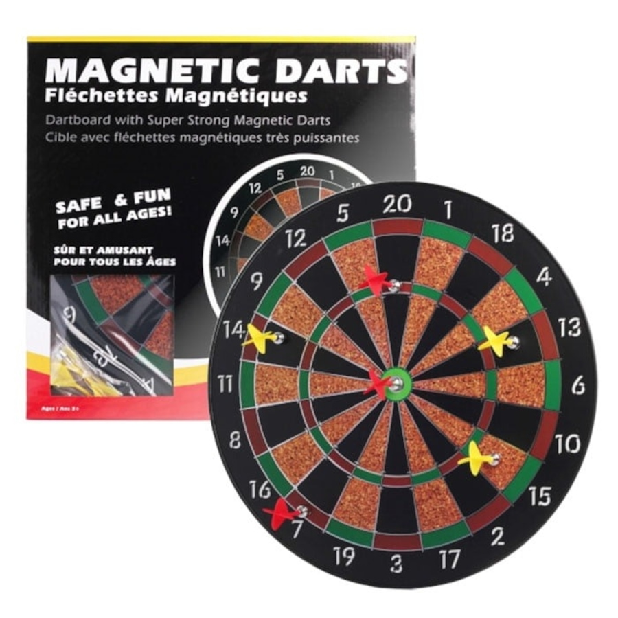 Image 879459_ALTMORE2.jpg, Product 879-459 / Price $24.99, Magnetic Darts Set: Premium Dartboard with 6 Magnetic Darts – Safe, Durable, and Fun for All Ages | Ideal for Family Game Nights and Parties from Tradeopia on TSC.ca's Home & Garden department