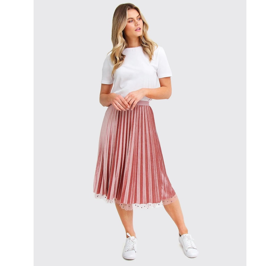 Image 880098_ST05.jpg, Product 880-098 / Price $97.46, belle & bloom Mixed Feeling Reversible Skirt from belle & bloom on TSC.ca's Fashion department